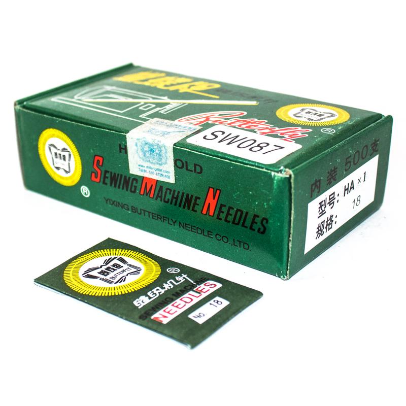 AGUJA DE MAQUINA CHINA #18 SW087 PAQ 10PCS 1 AGUJA DE MAQUINA CHINA #18 SW087 PAQ 10PCS