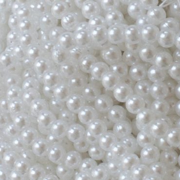 SW488 PERLAS 3MM 60" BLANCO PERLADO