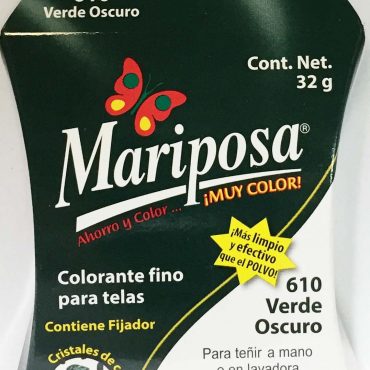 MARIPOSA CRISTALES VERDE OBSCURO 610