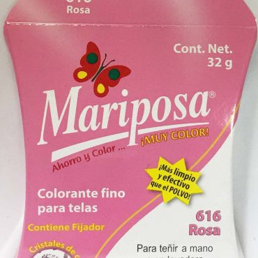 MARIPOSA CRISTALES ROSA 616