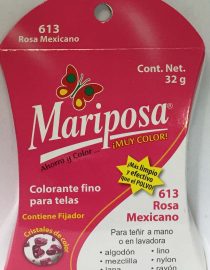 MARIPOSA CRISTALES ROSA MEXICANO 613