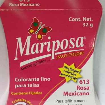 MARIPOSA CRISTALES ROSA MEXICANO 613