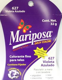 MARIPOSA CRISTALES VIOLETA AZULADO 627