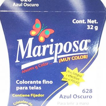 MARIPOSA CRISTALES AZUL OBSCURO 628