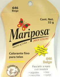 MARIPOSA CRISTALES BEIGE 646
