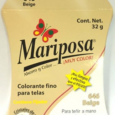 MARIPOSA CRISTALES BEIGE 646