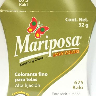 MARIPOSA CRISTALES KAKI 675