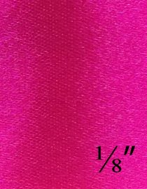 CINTA DE TELA 1/8" YARDA 155 FUSHIA FLUORESCENTE