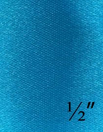 CINTA DE TELA 1/2" YARDA 134 TURQUEZA FUERTE