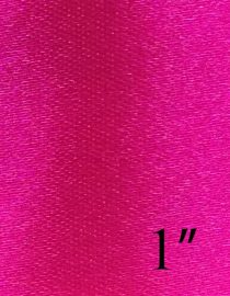 CINTA DE TELA 1" YARDA 155 FUSHIA FLUORESCENTE