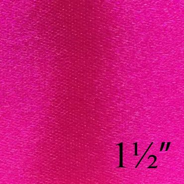 CINTA DE TELA 1-1/2" YARDA 155 FUSHIA FLUORESCENTE