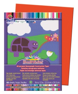PAPEL CONSTRUCCION 6603 NARANJA