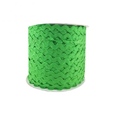 ZIG ZAG COLOR LISO 5MM VERDE CLARO