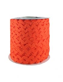 ZIG ZAG COLOR LISO 5MM NARANJA