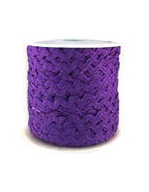 ZIG ZAG COLOR LISO 5MM MORADO