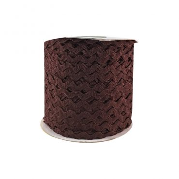 ZIG ZAG COLOR LISO 5MM CHOCOLATE