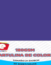 Cartulina ESCOLARIS 8.5x11 AZUL