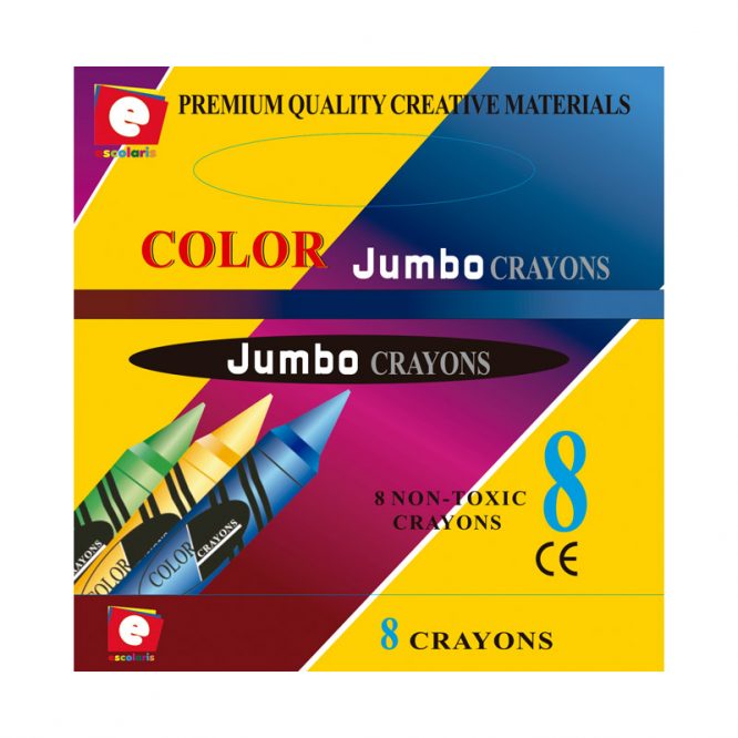 CRAYON ESCOLARIS 8 COLORES