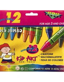 CRAYON KID ART 12 COLORES SUPER JUMBO