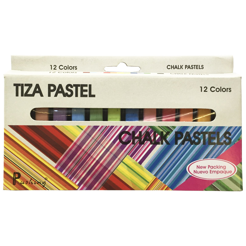 Tiza Pastel 12 Colores Pointer