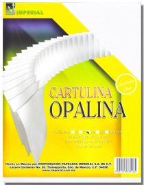 CARTULINA OPALINA 8.5X11