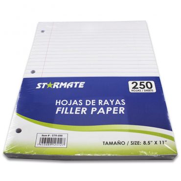 HOJAS DE RAYA CON HUECO 250H PAQ