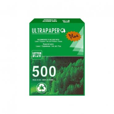 HOJA BLANCA 8.5x11" 20LBS ULTRAPAPER PAQ 500HOJAS