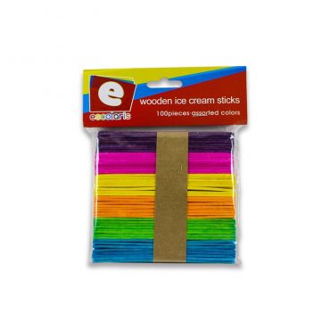 PALITO DE PALETA COLORES CHICO 100PCS