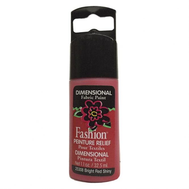 PLAID PINTURA DIMENSIONAL SHINY BRIGHT RED 32.5ml