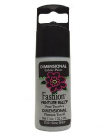 PLAID PINTURA DIMENSIONAL GLITTER SILVER 32.5ml