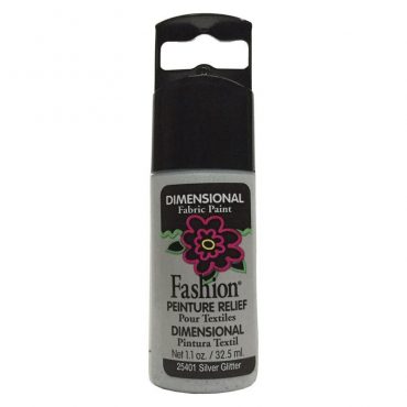 PLAID PINTURA DIMENSIONAL GLITTER SILVER 32.5ml