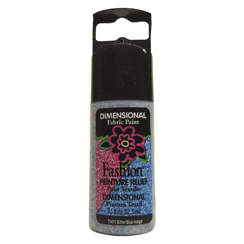 PLAID PINTURA DIMENSIONAL GLITTER BLUE INDIGO 32 PLAID PINTURA DIMENSIONAL GLITTER BLUE INDIGO 32.5ml