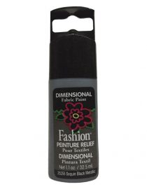 PLAID PINTURA DIMENSIONAL SEQUIN BLACK 32.5ml