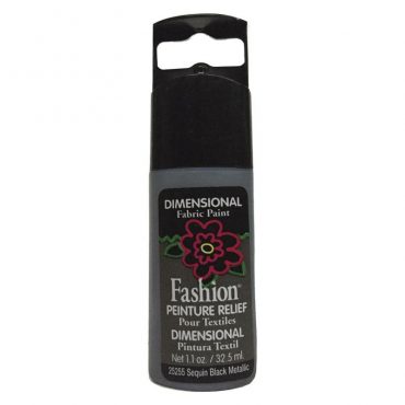 PLAID PINTURA DIMENSIONAL SEQUIN BLACK 32.5ml