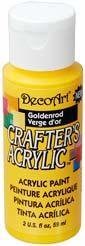 DECOART CRAFTERS ACRYLIC PAINT GOLDENROD