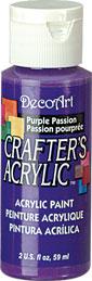 DECOART CRAFTERS ACRYLIC PAINT PURPLE PASSION