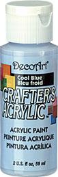 DECOART CRAFTERS ACRYLIC PAINT COOL BLUE