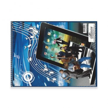 LIBRETA PENTAGRAMA AGUILA COLORAMICO MUSICA