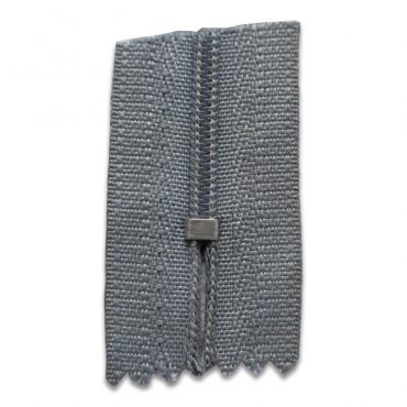 ZIPPER PLASTICO #08 GRIS