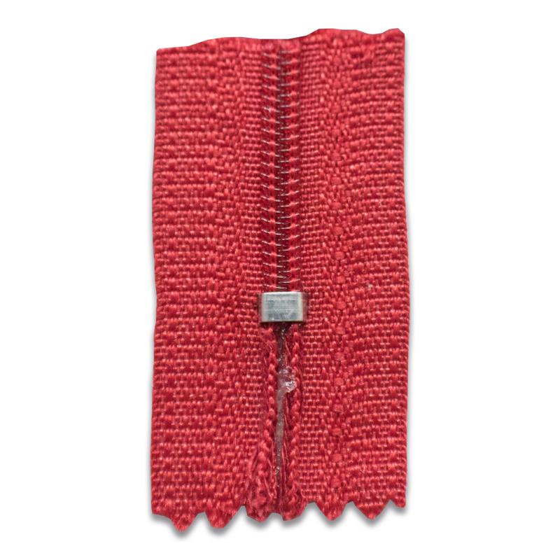 ZIPPER PLASTICO #12 ROJO 1 ZIPPER PLASTICO #12 ROJO