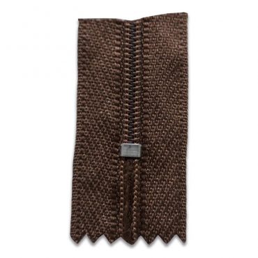 ZIPPER PLASTICO #12 CHOCOLATE