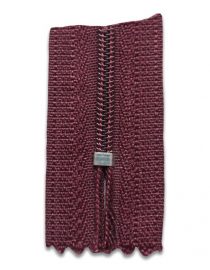 ZIPPER PLASTICO #14 ROJO VINO