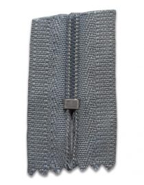 ZIPPER PLASTICO #20 GRIS