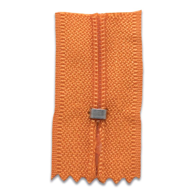ZIPPER PLASTICO #24 NARANJA 1 ZIPPER PLASTICO #24 NARANJA