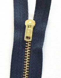 ZIPPER BRONCE #06 AZUL MARINO