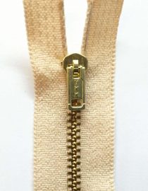 ZIPPER BRONCE #06 CREMA CLARO