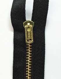 ZIPPER BRONCE #06 NEGRO