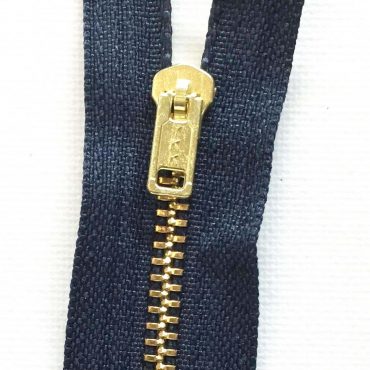 ZIPPER BRONCE #08 AZUL MARINO