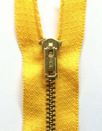 ZIPPER BRONCE #08 AMARILLO FUERTE