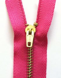 ZIPPER BRONCE #08 FUSHIA